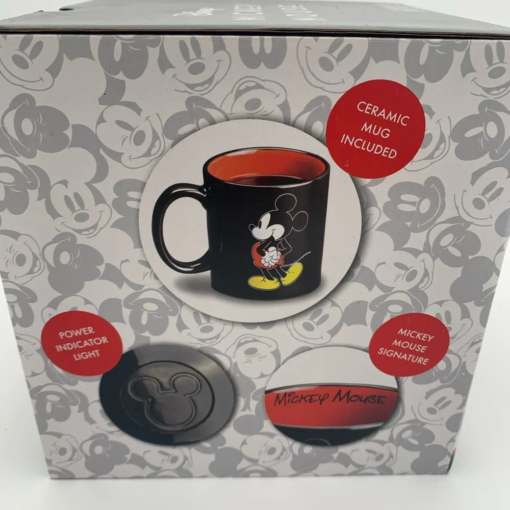 Disney Mickey Mouse Mug Warmer And Mug Set